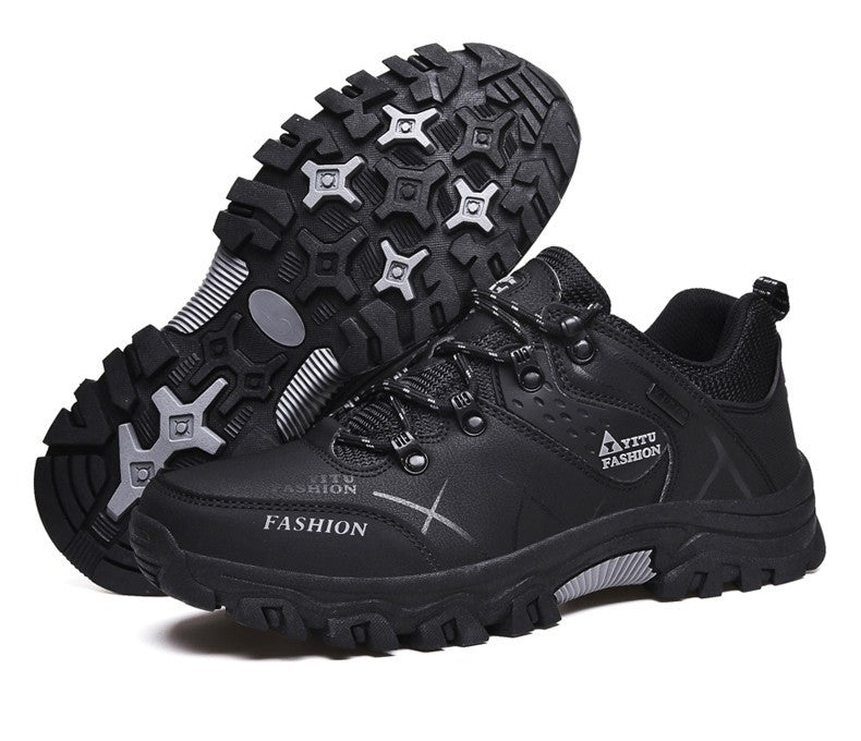 Botas de Neve Masculinas de Inverno Impermeáveis de Couro Tênis Super Quentes Botas Masculinas Botas de Caminhada ao Ar Livre Sapatos de Trabalho Tamanho 39-47