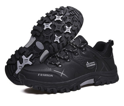 Botas de Neve Masculinas de Inverno Impermeáveis de Couro Tênis Super Quentes Botas Masculinas Botas de Caminhada ao Ar Livre Sapatos de Trabalho Tamanho 39-47