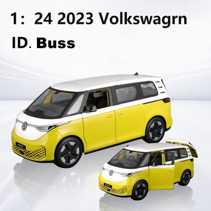 Maisto 1:24 Volkswagen ID.Buzz 2023 Modelo de carro de precisão fundido altamente detalhado Presente de coleção de modelo