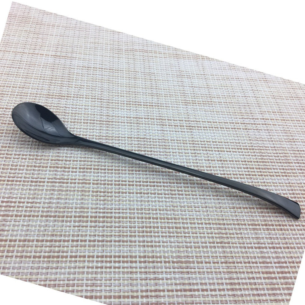 JANKNG Conjunto de Talheres Preto 1 Peça Aço Inoxidável 18/10 Ocidental Talheres de Mesa Garfo Faca de Bife Manteiga Jantar