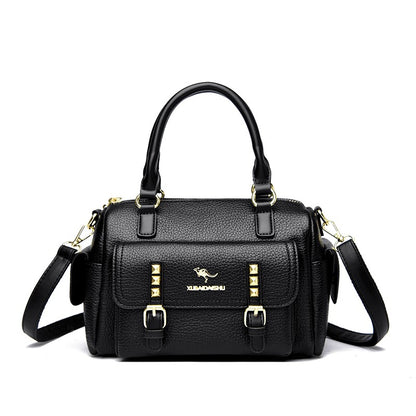 Luxury Designer Soft Pu Leather Shoulder Crossbody Messenger Bags for Women 2026 High Quality Casual Ladies Purses and Handbags