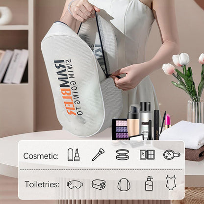 Waterproof Portable Storage Bags Big Capacity Handbags Organizer Bag for Travel Swimming Gym Beach Toiletries Dry Wet Separation