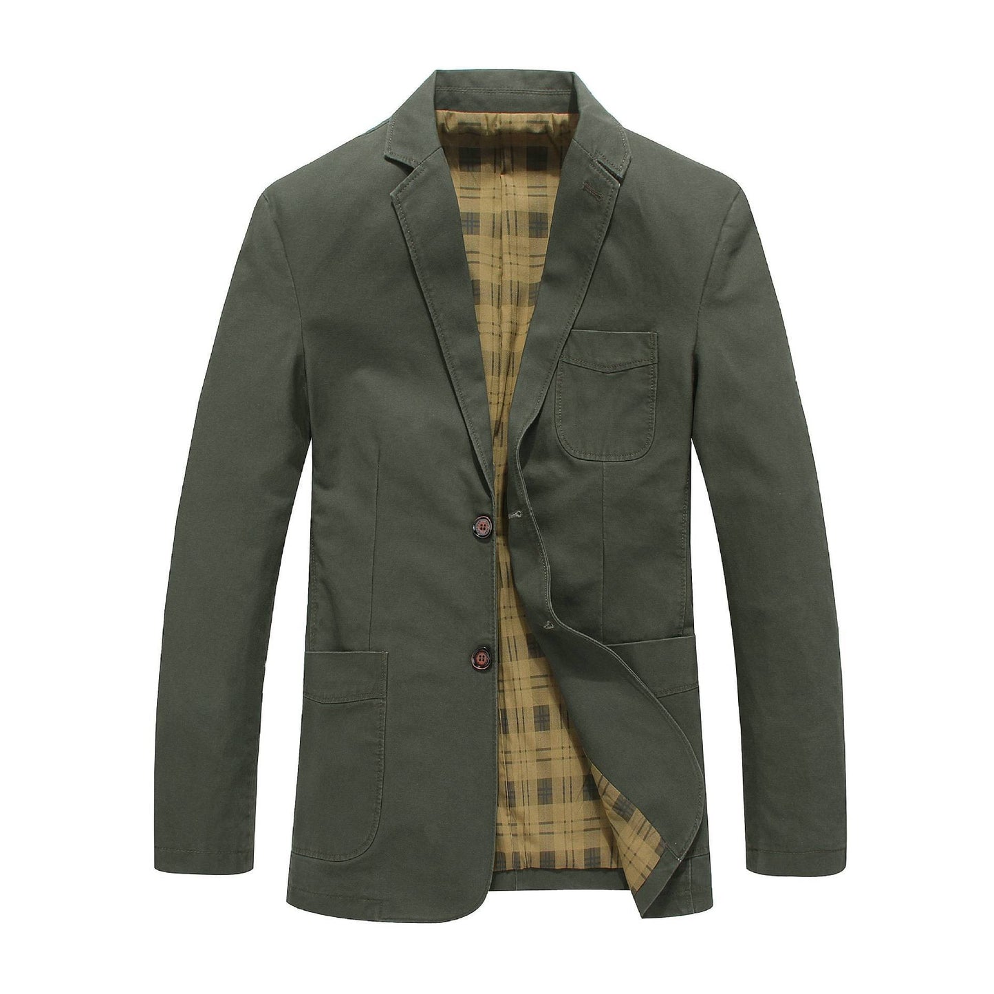 High Quality Men's Blazer Oversized Suit Jackets 5XL Pure Cotton Streetwear Casual Jacket Men Clothing Black Blazers  A2F5618