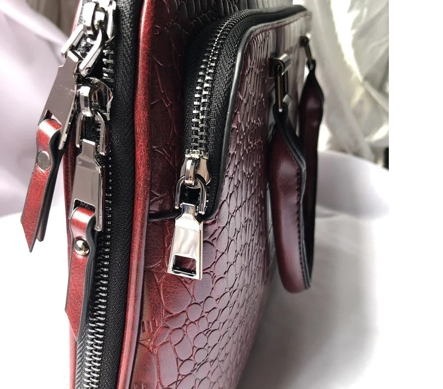 Motaora 2025 Women's Bag Leather Briefcase For 14-inch Laptops Women Professional Business Shoulder Bag Fashion Solid Handbags