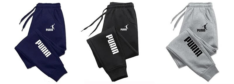 Roupa de exercício masculina. Calças esportivas casuais 2026 para esportes ao ar livre, com design de cós elástico, corte reto solto e confortável.