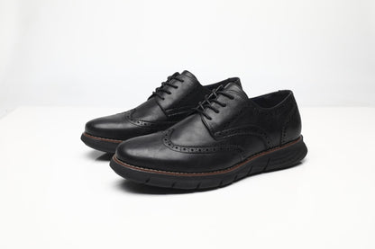 BHKH Male Sneakers Autumn/Winter traf Leather Men Casual Shoes Business Work Office Lace-up Dress shoes For Men Size47