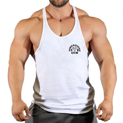 Gym Top Men Bodybuilding Shirt Fitness Men's Vest Singlet Sleeveless Sweatshirt Man Clothes Clothing Stringer Vests Singlets