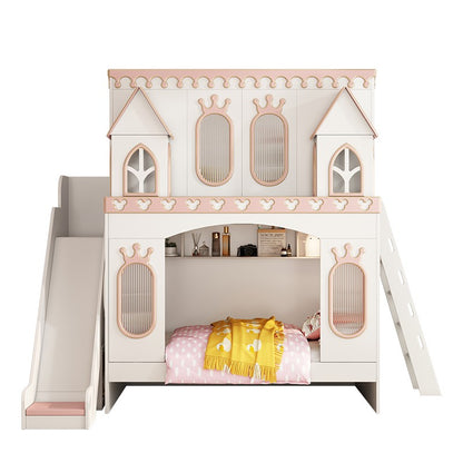Cama de princesa castelo, cama infantil, quarto de menina, cama de casal, buraco de árvore, madeira maciça