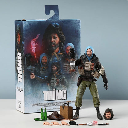 NECA 7 polegadas O Enigma de Outro Mundo Ultimate Macready (Último Confronto) Figura de Ação de PVC Modelo de Brinquedo Decoração Presentes