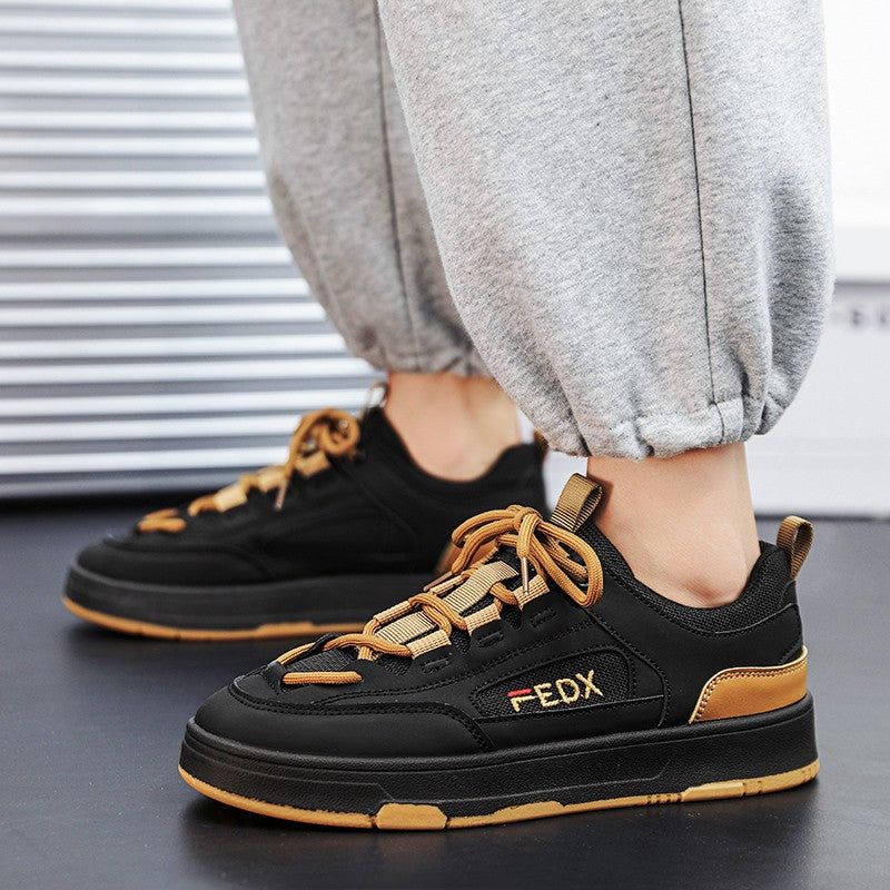 Bread Shoes for Men Trendy Board Shoes Niche Design Breathable Retro Chunky Sneakers Luxury Designer Male Casual Vulcanize Shoe