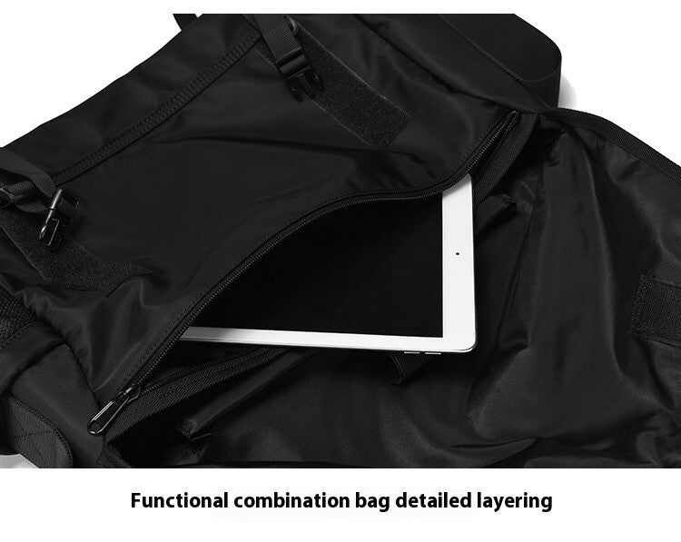 Causal Nylon Shoulder Man Bag Japanese Teenager School Laptop Sling Men's Bag Streetwear Travel Cross Bag Messenger Bags for Men