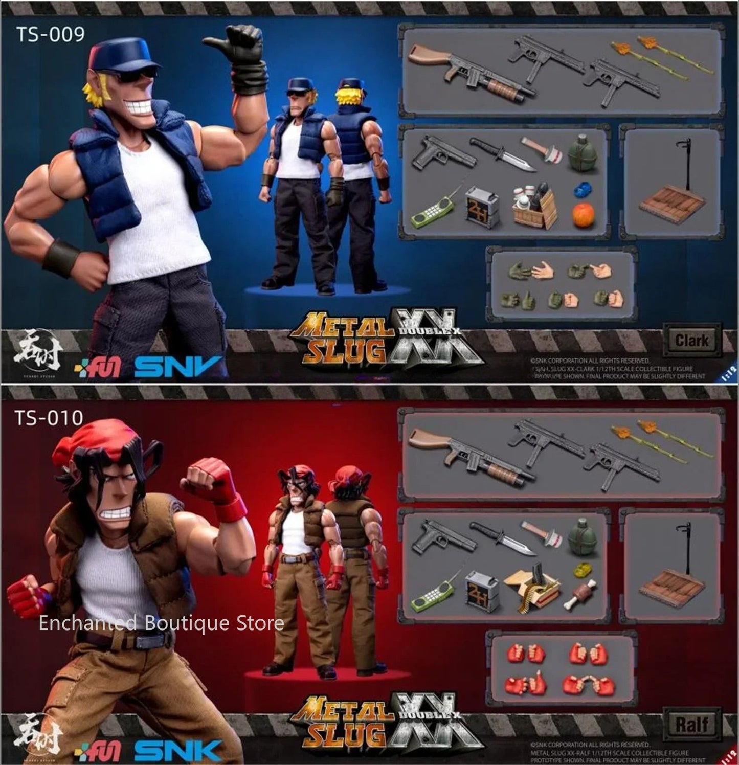 TUNSHI Studio Original SNK Modelo Oficial Metal Slug 3 Marco Tarma Clark Still RALF JONES Soldado Rebelde 1/12 Mecha Brinquedo em estoque