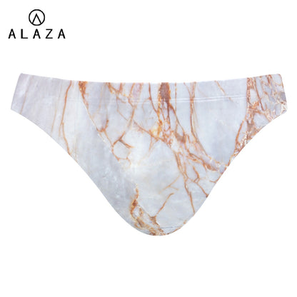 Man's Swimming Briefs Low Waist Swimwear drop With Push-up Pad Sexy Shorts Trunks Boxers Marble print Men's Swim For Old buyer