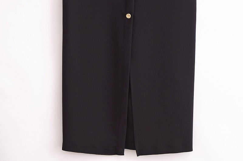 MUJER 2025 Womens Dresses Black Office Long Dresses for Women Spring Sleeveless