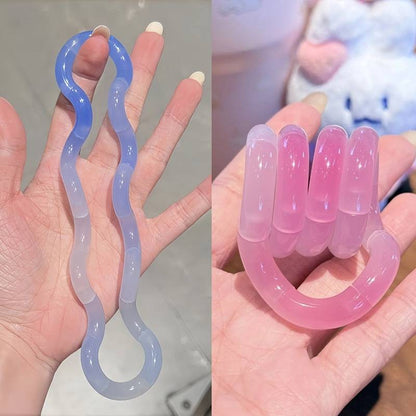 Rotating Twisting Fidget Toys Deformable Rope Educational Tangle Rope Stress Relief Sensory Toy Thinking Training Gifts ?? ????