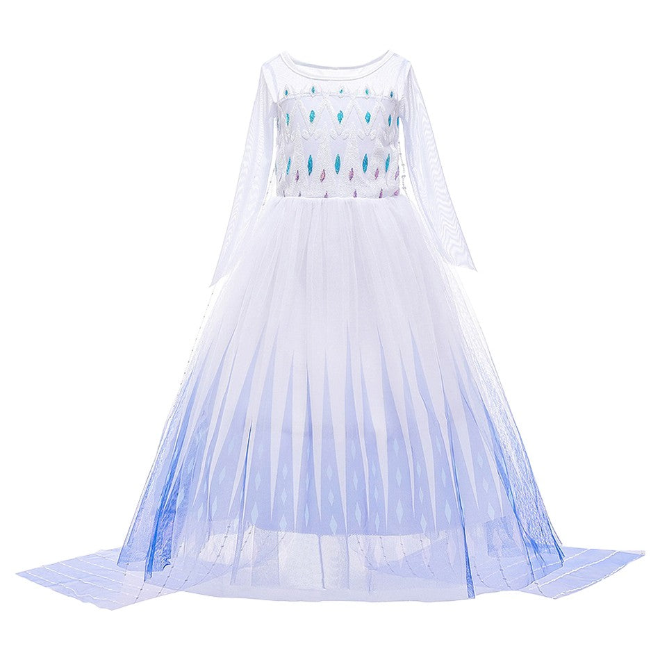 Halloween Festival Celebrations Elsa Multiple Styles and Occasions Cosplay Dress Sequin Decoration Elegant Charming Evening Gown