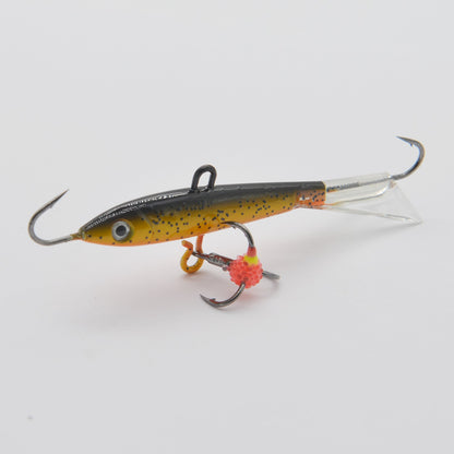 Iscas de Pesca no Gelo com Asas Glide Tail Jigging Vertical para Robalo, Perca, Walleye, Lúcio e Peixe-Sol