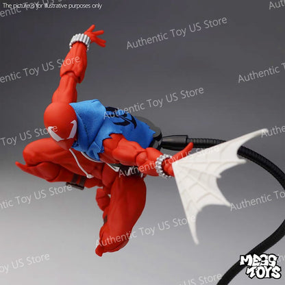 Original Mess Toys Scarlet Hero Scarlet Spiderman Messtoys Spider Man Anime Action Figure Figurine Statue Model Gifts Kids Toys