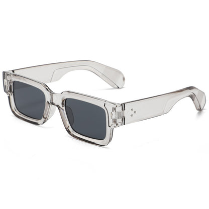 1PC Unisex Retro Square Sunglasses Classic UV Protection Plastic Frame Shades for Outdoor Travel Driving