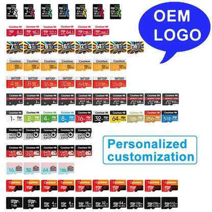 ?CeaMere 50Pcs SD TF Card Bundle, 2GB/8GB/32GB/64GB Class 10 U3 Memory Card for Smartphones Cameras Drones Action Cameras Table