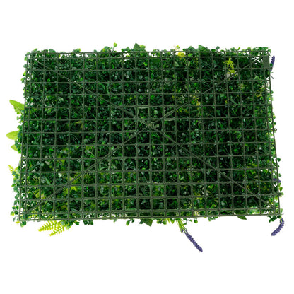 6 Pack Artificial Greenery Wall 60x40cm Faux Plant Panel for Garden Balcony Porch Wedding Party Indoor Outdoor Decoration