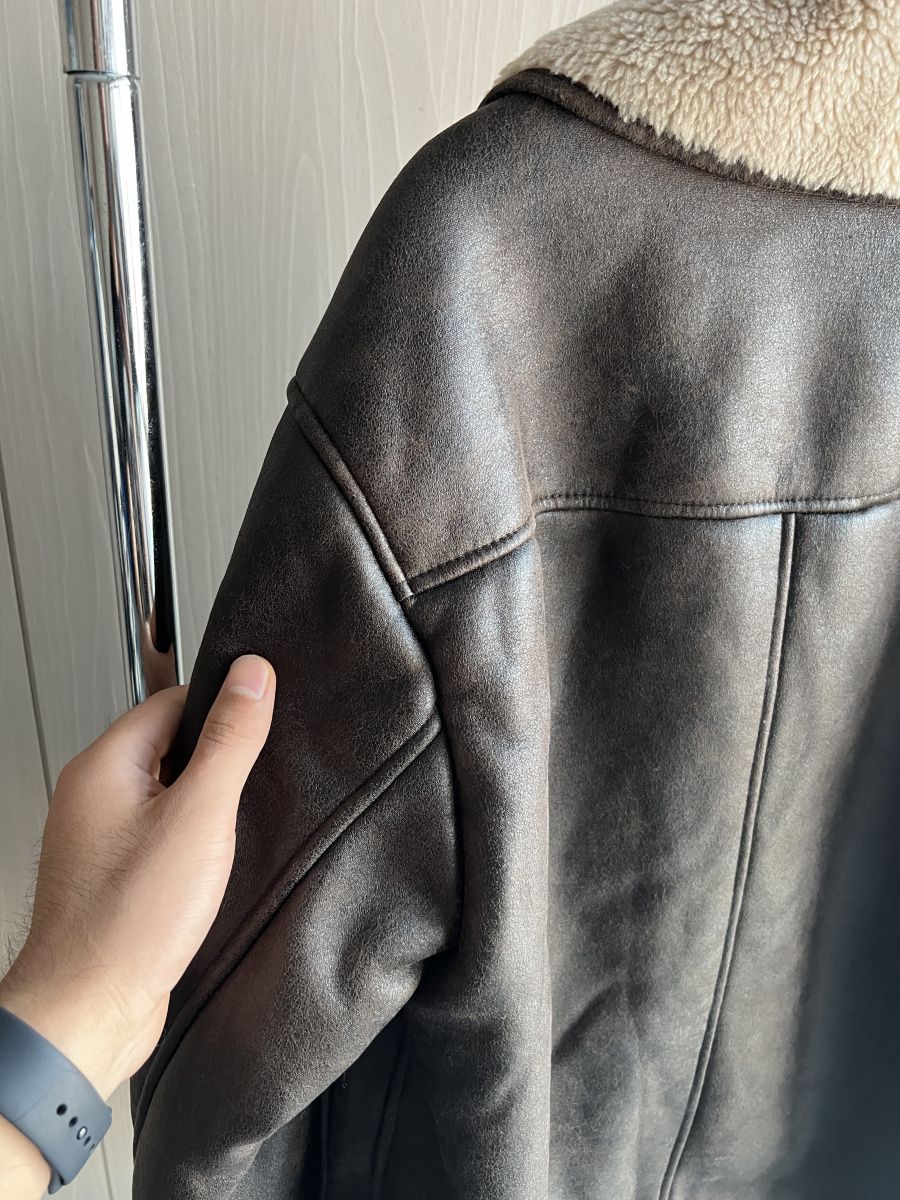 2024 Fall/Winter New Arrival Traf Women's ZW Series Double-Sided Collar Oversized Long-Sleeve Jacket Warm Coat 3548246