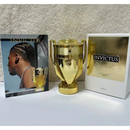 100ML 3.4FL.OZ  Men's Perfume Woody Aquatic Notes Fresh Ocean Fragrance Spray Parfum Warrior Trophy Perfume  Long-lasting Male