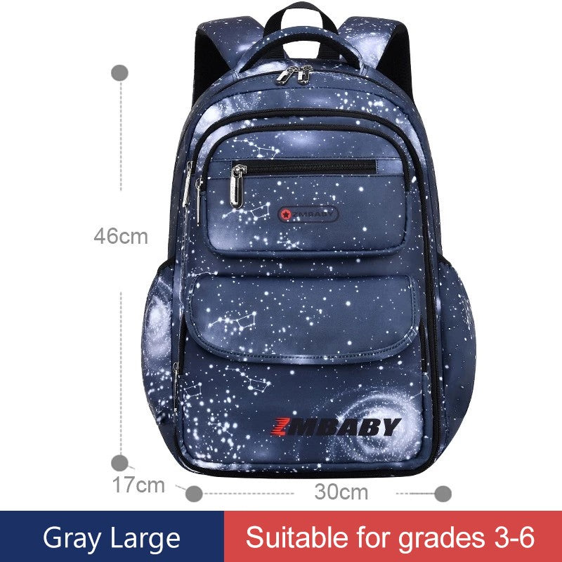 Mochila Escolar Ajustável para Crianças Meninos Meninas Leve Design Crescimento Impermeável para Ensino Fundamental