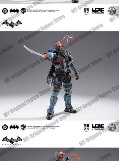 EM ESTOQUE LPZZ Deathstrok Figura U-P-Finegures Arkham Knight V8.04 Terno Bonecos de Ação Batman Estatueta 1/12 Coleção DC Brinquedo