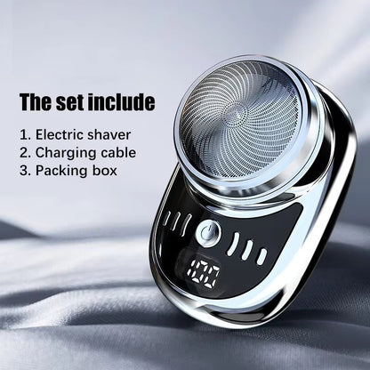 2023 Men's Electric Shaver Portable Mini Shaving Machine USB Rechargeable Beard Trimmer Type-C Household Face Beard Shaver