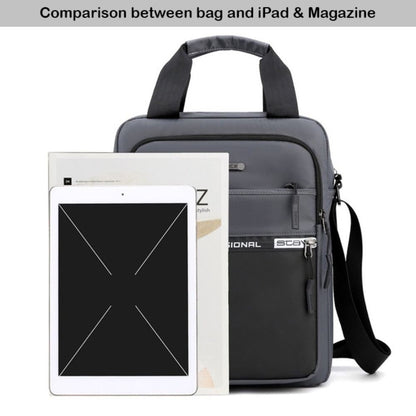 Men's Business Shoulder Bag Fashion Casual Solid Color Large Capacity High Quality Oxford Cloth Waterproof Multifunctional Bag