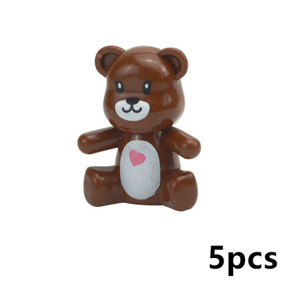 Creative DIY Model cute little Animal MOC Brick Building Blocks Pet Zoo Dog Duck Tortoise Penguin Cat Pig Bird Rabbit Toys