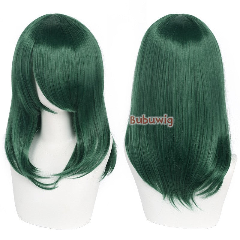 Bubuwig Synthetic Hair 30 Colors 40cm Long Straight Anime Fashion Lolita Cosplay Wigs Pure Color Blue Blonde Wig Heat Resistant