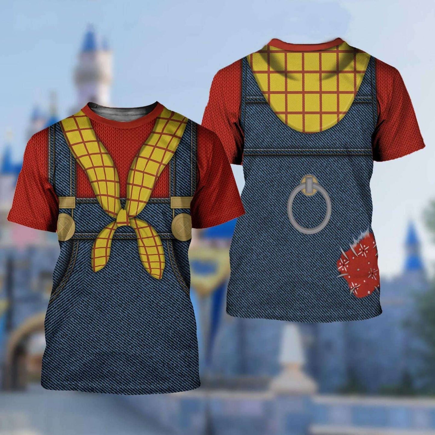 Disney Toy Story Woody Cosplay 3D Print T-shirt Men's Women's Casual Short Sleeve Tops Summer Fashion Cartoon Oversized T shirt