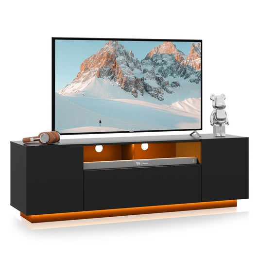 GALAXHERO TV Stand for 65 Inch TV Entertainment Center with Storage Cabinet Modern TV Console for Living Room with Ample Storage