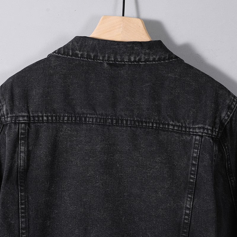 Men's new spring autumn denim jacket men's jacket slim fashion casual best denim jacket large casual jacket M-5XL