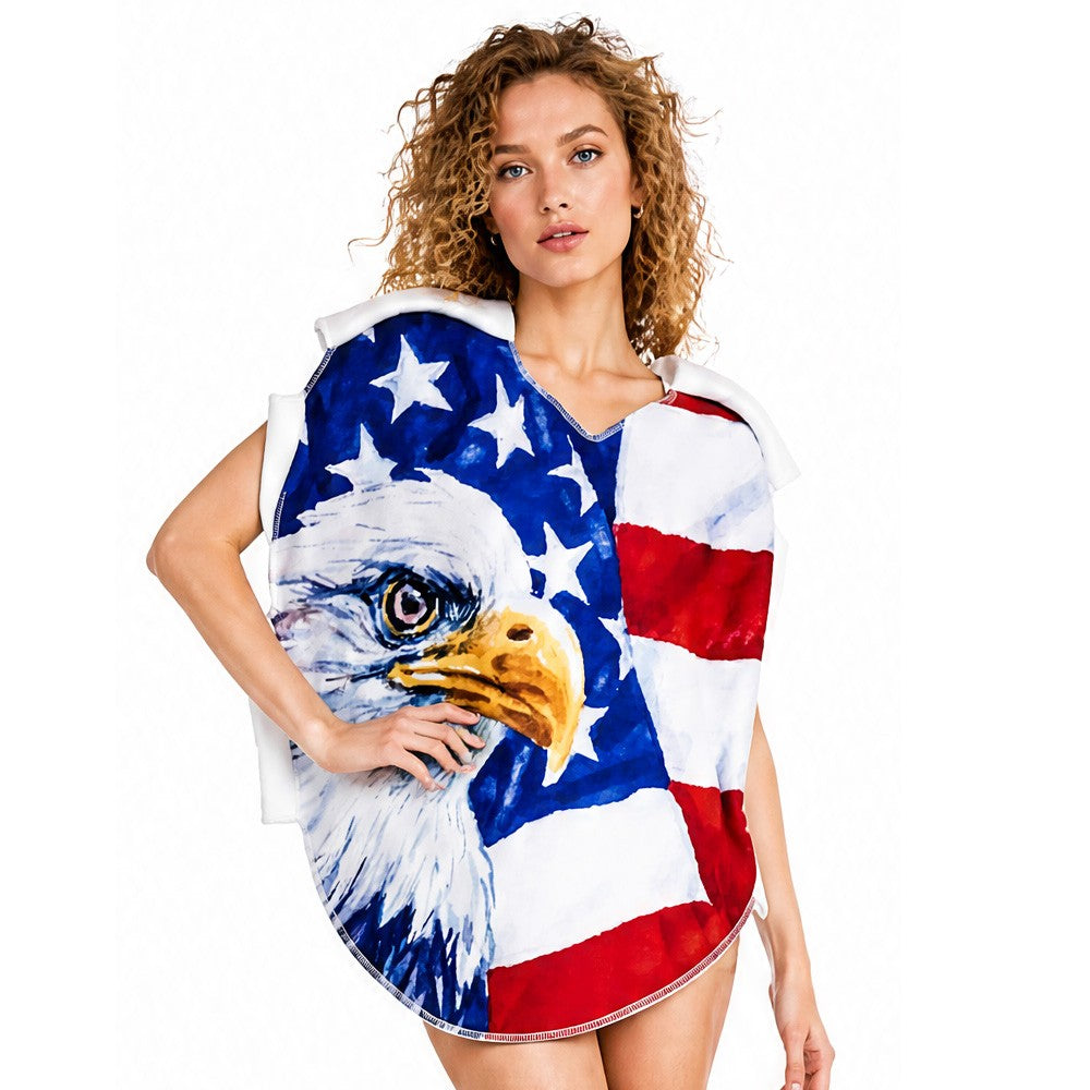? US Independence Day Limited ? Adult COS costume set USA hat props cosplay costume parade party National Day costume