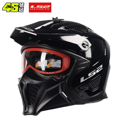 LS2 OF606 Drifter Unissex Capacete Aberto Combinado Moto Motocross Masculino Feminino Capacete de Equitação da Moda ECE R22.06