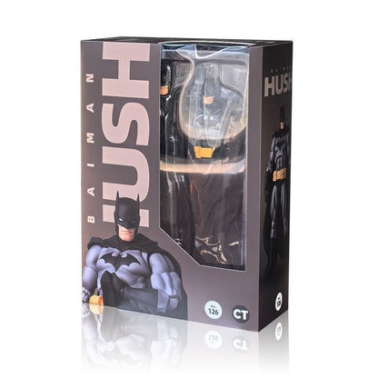 2025 Novo Mafex126 Silent Batman Action Figure Traje Preto Dc Liga Da Justiça Desenho Animado Modelo Ornamento Colecionável Presente Para Fãs