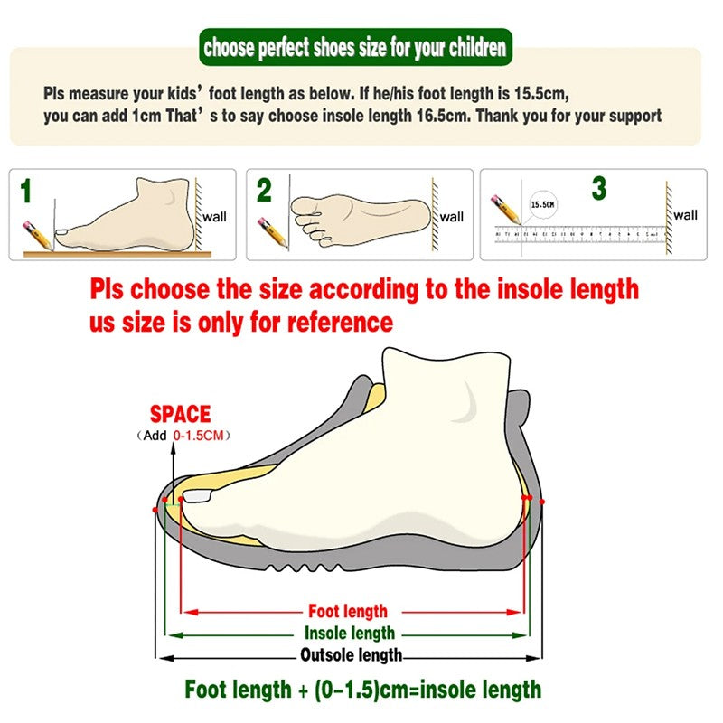 Children's School Student Running Sneakers Breathable Lightweight Soft Non-slip Leisure Comfortable Walking Shoes Boys Girls