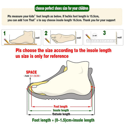 Children's School Student Running Sneakers Breathable Lightweight Soft Non-slip Leisure Comfortable Walking Shoes Boys Girls