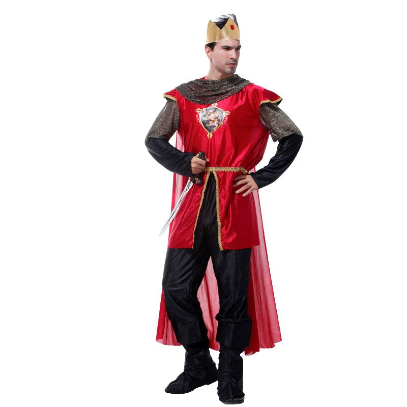 Adult Men's King Knight Suit Robe + Waist Cinching Cosplay / Stage Play / Photo Shoot / Martial Arts Themed Party