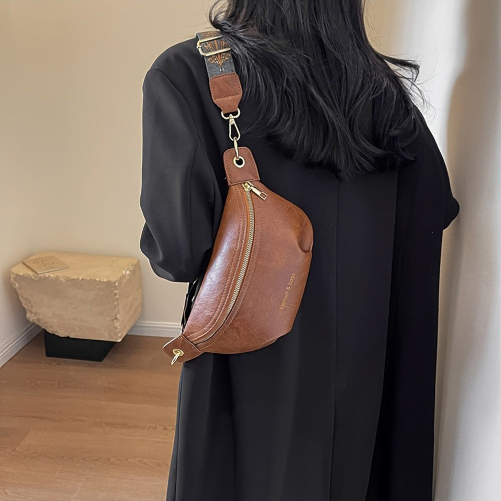 Fashionable New Women's Bag, Simple and Stylish Women's Casual Chest Bag, Waist Bag, Single Shoulder Crossbody Bag