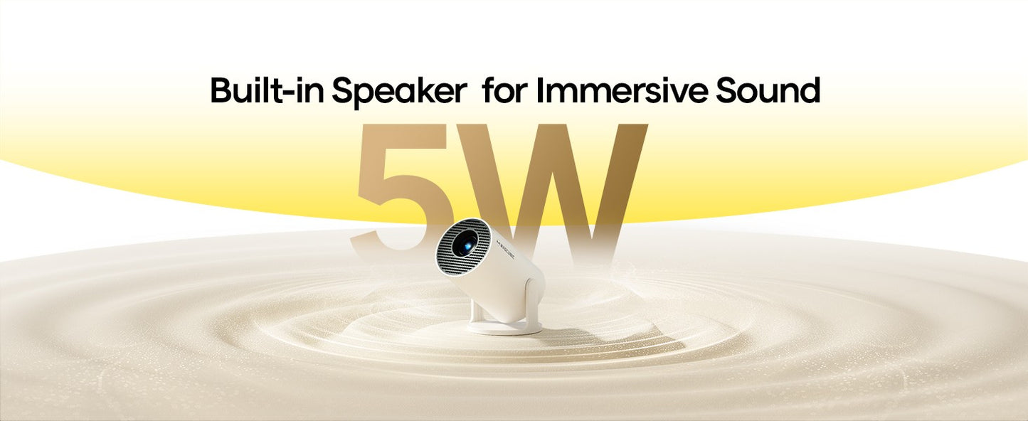 Magcubic Projector Android14 HY300 WiFi6 290ANSI Android14.0 8K Allwinner H726 130"screen BT5.4 Home Theater Outdoor portable