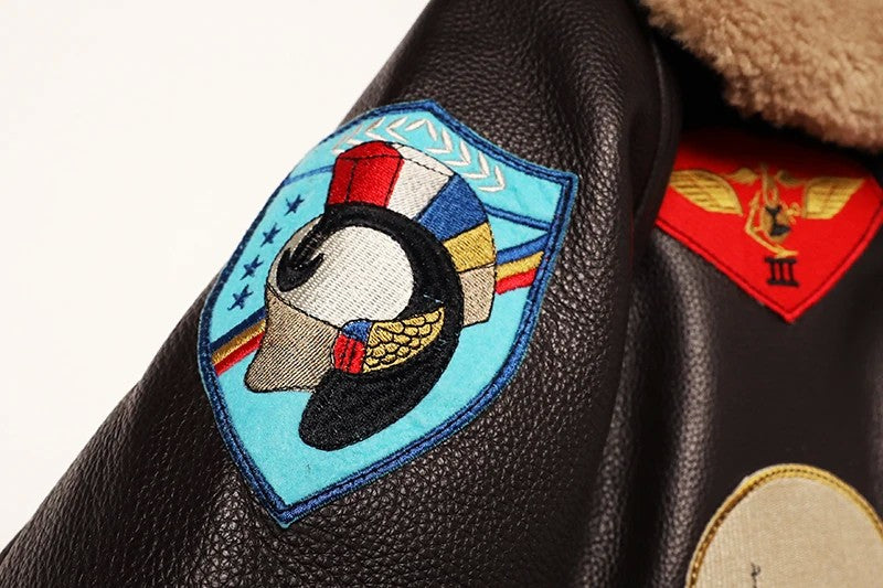 Military Clothing G1 Flight Jacket Thickening Quilted100% Cowhide Leather Jackets Men Coat Winter Overcoat M212 Dropshipping