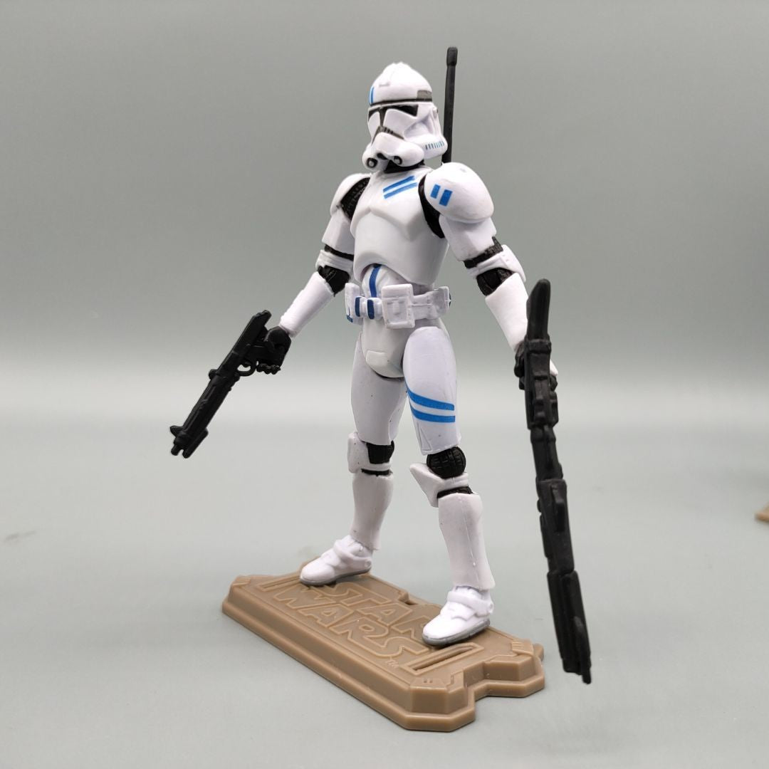 Lote de 3 Bonecos Soltos Star Wars Elite Force 501st 442nd Shadow Utapau Gree Shock Battalion Trooper 3.75" Coleção