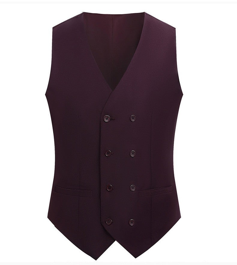 High Quality Classic Men Suit Tuxedo Peak Lapel Groomsmen Wedding Suits Set 3 Pieces(Jacket+Pants+Vest)Fashion Men Business Suit