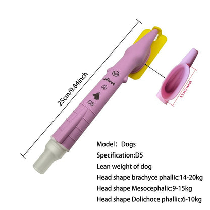 Intubação Traqueal Canina Inserção Cega de Gás Anestésico Ou Oxigênio Para Cães Cães Não Invasivos Especializados Sala Médica Para Animais de Estimação