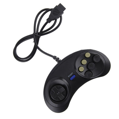 Universal Handle Game Controller Classic Wired 6 Buttons For SEGA Console PC MAC Mega Drive Gaming Accessories Remote Control