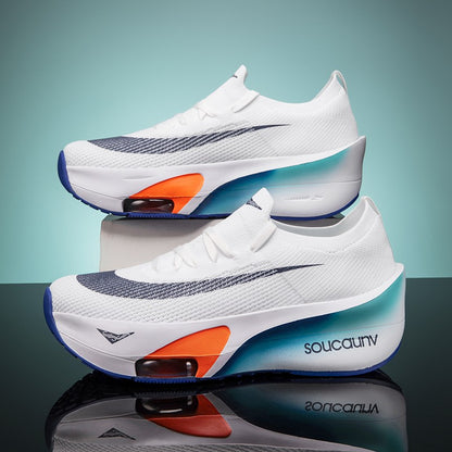 Air Cushion Running Shoes Jogging Marathon Men Sports Breathable Lightweight Women's Comfortable Nonskid Leisure Sneakers